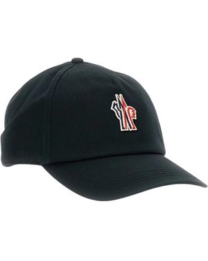Moncler Accessoires ,Zwart ,Katoen Technische Baseballpet