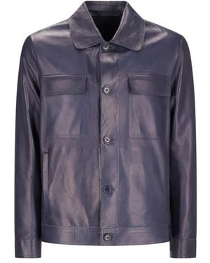 Salvatore Santoro Light Jackets - Blue