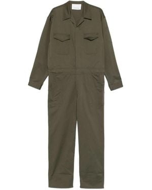 Frankie Shop Ardea Katoenen Utility Jumpsuit - Groen