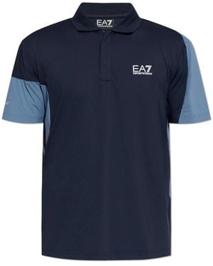 EA7 Polo Shirts - Azul