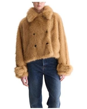 Bellerose Faux Fur & Shearling Jackets - Bleu