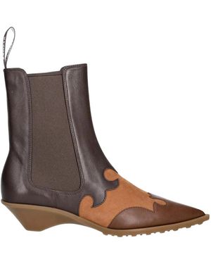Camper Cowboy & Biker Boots - Brown