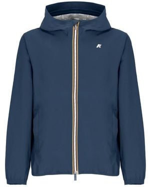 K-Way Jassen ,Blauw ,Polyester Jack Stretch Dot