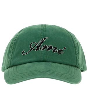 Ami Paris Caps - Verde