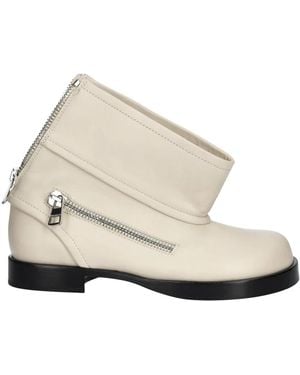 JW Anderson Schoenen ,Enkellaarsjes - Naturel