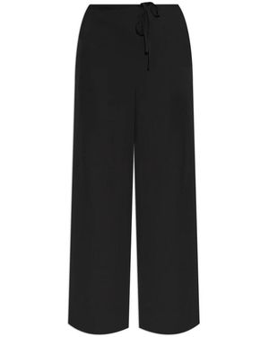 Theory Wide Trousers - Black