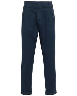 Dondup Straight Trousers - Blue