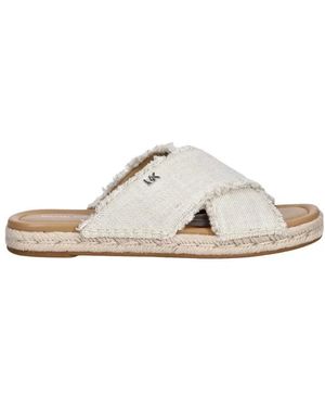 Michael Kors Sliders - Blanc