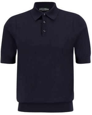 Dolce & Gabbana Round-Neck Knitwear - Blauw