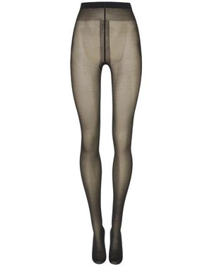 Wolford Ondergoed ,Zwart ,Wol 40 Steun Steunkousen - Grijs