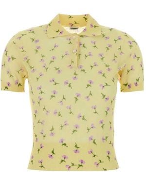 Jil Sander Polo Shirts - Yellow