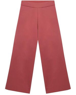 Alpha Studio Cropped Trousers - Rouge