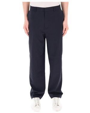 ARMANI EXCHANGE Straight Trousers - Blue
