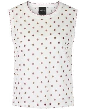 Marc Cain Sleeveless Tops - White