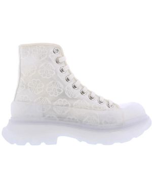 McQueen Lace-Up Boots - Blanco
