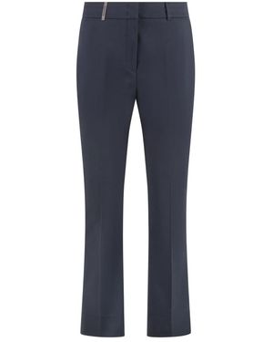 Peserico Wide Trousers - Blue