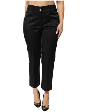 Bencivenga Cropped Trousers - Black
