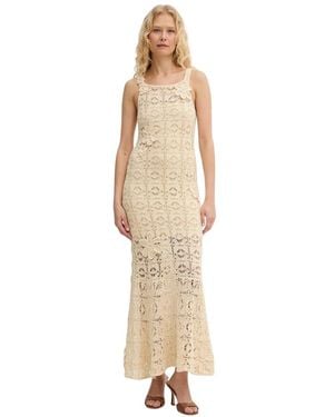 Pinko Juncus Jurk - Naturel