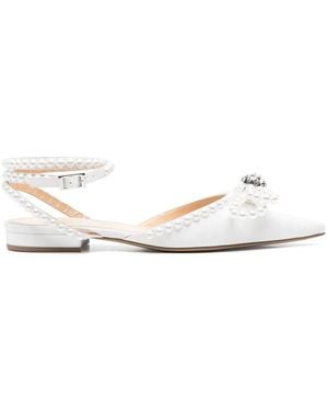 Mach & Mach Ballerinas - Blanc