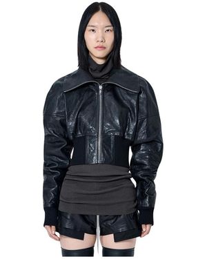 Rick Owens Dracuflight Leren Jack - Blauw