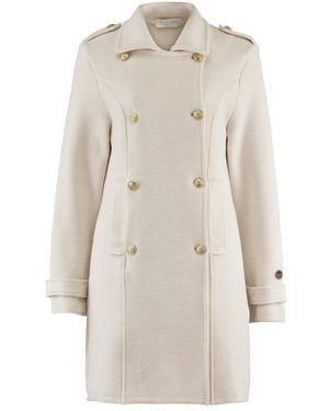 BUSNEL Coats > double-breasted coats - Neutre