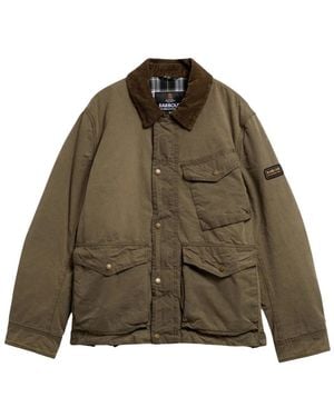 Barbour Winter Drifter Gewachste Jacke - Grün