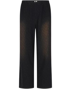 Acne Studios Straight Trousers - Black