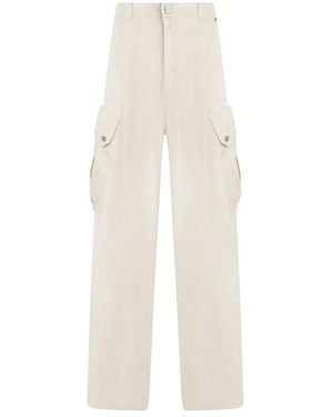 Pinko Wide Trousers - White
