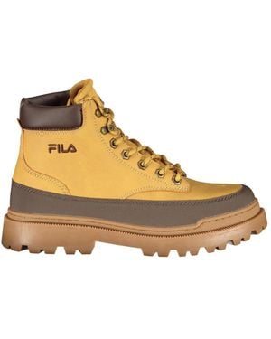 Fila Schoenen ,Geel ,Leer Monte Veterlaars