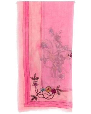 Faliero Sarti Silky Scarves - Pink