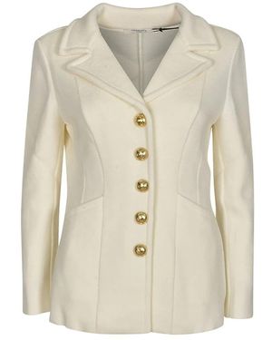 Charlott Jassen ,Wit ,Katoen Blazer - Naturel
