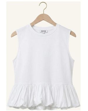 EDITED Tops ,Wit ,Katoen Davinia T-Shirt