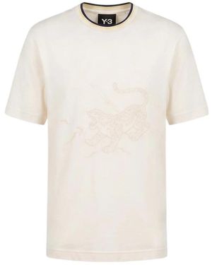 Y-3 Tops ,Wb Graphic T - Wit