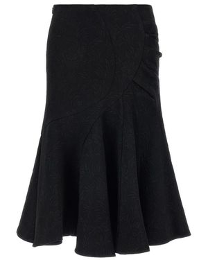 Dries Van Noten Midi Skirts - Black