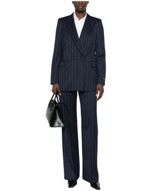 Ermanno Scervino Straight Trousers - Azul