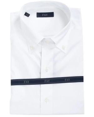 Fay Casual Shirts - White
