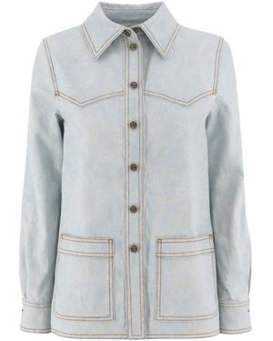 Etro Denim Jackets - Blue