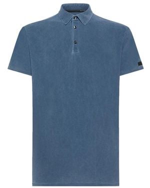 Rrd Techno Wash Pique Polo - Blauw