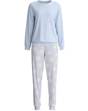 CALIDA Leaf Dreams Pyjama - Blau