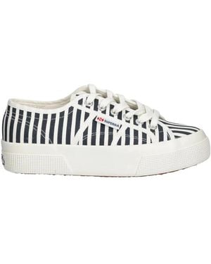 Superga 2740 Stripes Print - Weiß
