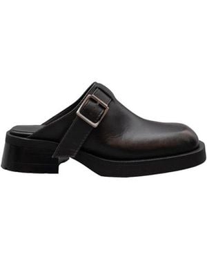 Miista Heeled Mules - Schwarz