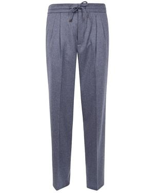 Brunello Cucinelli Straight Broeken - Blauw