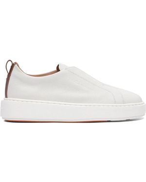 Santoni Weiße Sneakers Für Frauen