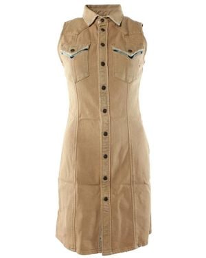 DIESEL Shirt Dresses - Natural