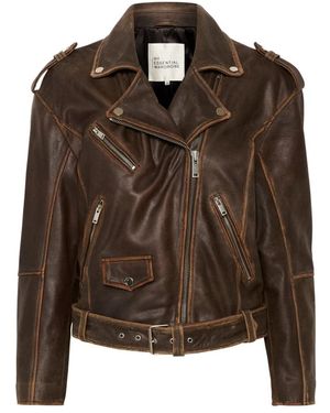 My Essential Wardrobe Leather Jackets - Marrón