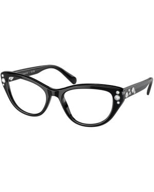 Swarovski Glasses - Black