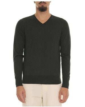 hindustrie V-Neck Knitwear - Black