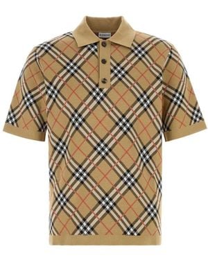 Burberry Polo Shirts - Natural