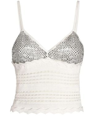 Genny Sleeveless Tops - Grey