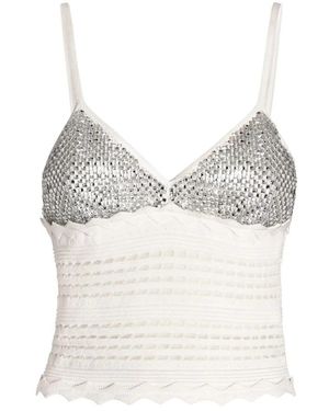 Genny Sleeveless Tops - Grey